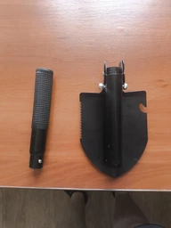 Лопата туристическая многофункциональная Черный Shovel 009 (FG22)