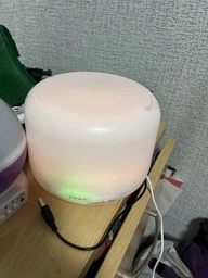 Увлажнитель воздуха ночник аромадиффузор ультразвуковой для дома с led подсветкой на 7 цветов и пультом 500 мл фото от покупателей 1