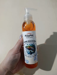 Олія лосося для котів та собак PolyPet 150 мл