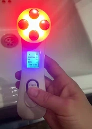 Массажер для лица микротоковый ультразвуковый с функцией EMS RF и LED светотерапии с микротоками скрабер с эффектом лифтинга и омоложения кожи 5в1 фото от покупателей 2
