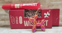 Бальзам блеск для губ velvet coral Wishlist lip gloss balsam, 10 мл + игрушка-брелок WL-03-454