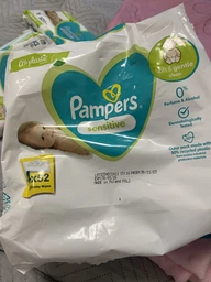 Вологі cepветки дитячі PAMPERS Sensitive 52 шт (8001841041391)