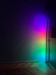 Підлогова кутова RGB лампа торшер із пультом керування 1,2м