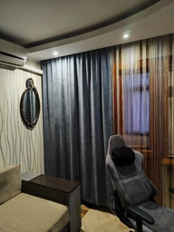 Комплект Штор ArtTextil Мікровелюр 300×250 см 2шт, рожево-ліловий Nº28