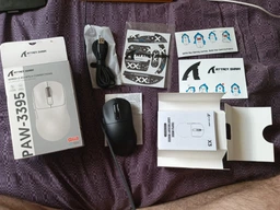 Беспроводная мышка ATTACK SHARK X3 Red (Сенсор PAW3395, 65 часов на одном заряде)
