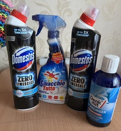 Гель для чищення та боротьби з каменем, дезінфекція унітазу Domestos Zero KAMIENIA BLUE, 750мл