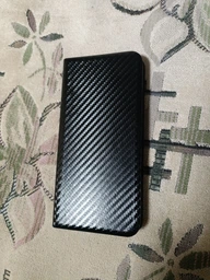 Чехол книжка Carbon с магнитом для Xiaomi Redmi Note 15 Pro 5G черный