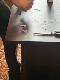 Письмовий стіл для ноутбука з полицями праворуч 1416x1226x600 мм Венге темний (mst-15-vg)