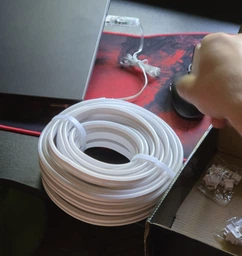 Неоновая стрічка 10 метрів управління з телефону LED Neon Rope Light гнучка розумна світлодіодна підсвітка USB Bluetooth IP68 (LONGITUD) фото від покупців 12