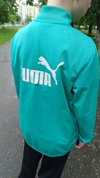Подротсковый спортивный костюм (толстовка + штаны) для мальчика Puma 68629340 146-152 см Vibrant Green (4069161383342) фото от покупателей 1