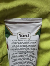 Крем для бритья для чувствительной кожи Proraso с экстрактом зеленого чая и овса 150 мл (8004395001231) фото от покупателей 1