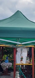 Крыша на шатер-палатку 3х3 м прочный полиэстер с ПВХ покрытием водонепроницаемая