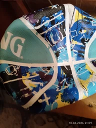 Баскетбольний м'яч №7 гумовий SPALDING GRAFFITI для зали для вулиці 84375Y