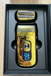 Профессиональный шейвер бритва VGR V-332 Super Trim двойное лезвие триммер LED дисплей 8 Вт Серебряный фото от покупателей 2