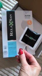 Компресійні гольфи Relaxsan Basic 1 клас 18-22 мм рт.ст. відкритий носок тілесні 140 DEN розмір 4 (850А)