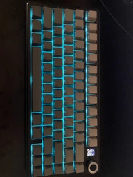 Клавиатура AULA F75 MAX беспроводная механическая, 75%, RGB подсветка, Bluetooth 5.1, черный градиент (AULA-F75-MAX-BG)
