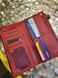 Кошелек женский ST Leather 18416 (ST420) с ремнем на запястье Синий фото от покупателей 1