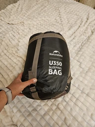 Спальник з капюшоном Naturehike U350 NH20MSD07, (1°C), лівий, зелений фото від покупців 4