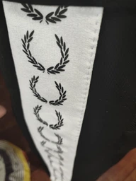 Стильний чоловічий літній костюм 3в1 шорты+футболки Fred Perry M чорний фото від покупців 1