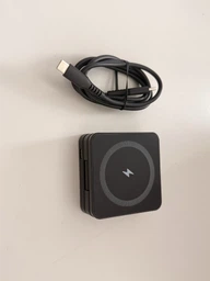 Складна бездротова зарядна докстанція MagSafe 3 в 1 магнітна зарядка док станція для айфона смарт годинника навушників Apple iPhone Apple Watch AirPods Black IW30-B