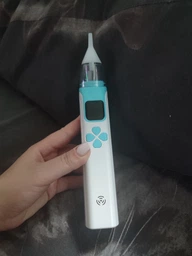 Электронный аспиратор назальный мощный для носа Electric Baby Nasal Aspirator соплеотсос электрический для новорожденных детей с музыкой белый