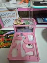 Мурашина ферма ANTKingdom Комплект MEDIUM S Коричнева 19х10х6,3 см - Формікарій