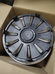 Автомобільні ковпаки Kenguru Rex Chevrolet R15 4 шт Сріблясті фото від покупців 1