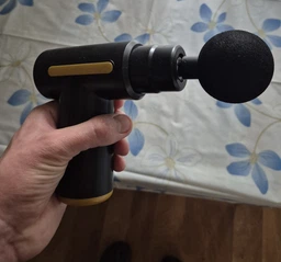 Портативный массажный мини-пистолет 17,5х13,5х5,5 см Massage gun фото от покупателей 8