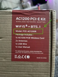WIFI5 + Bluetooth 4.0 контроллер AС1200 2.4G/5GHz PCIe адаптер Fenvi FV-AC1200S