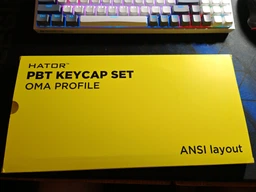 Набір кейкапів Hator OMA profile PBT keycap set, US/UA, A-part, ANSI/ISO White (HTS510) фото від покупців 1