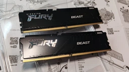 Комплект: оперативная память для ПК Kingston Fury Beast / 32 GB (2x16 GB) / 1RX8 PC5-44800 / DDR5 / 5600 MHz