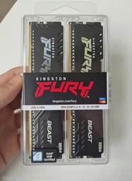 Оперативная память DDR4-3200 32Gb (Kit 2x16) PC4-25600 Kingston Fury Beast Black KF432C16BB1K2/32 (7706992)