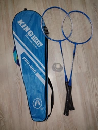 Набор ракетки для бадминтона Newt King Badminton Pro 2 ракетки волан чехол (NE-BD-209GB)