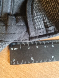 Чоловіча шерстяна бейсболка з вухами One Size універсальна, кепка зимова Темно-сіра фото від покупців 2