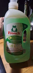 Засіб для ручного миття посуду Frosch Зелений лимон 5 л (4001499115585/4009175956156)