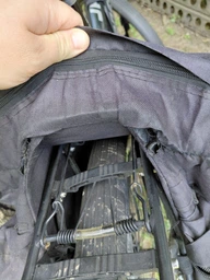 Сумка на багажник велосипеда 43 л, сумка-штани велоштани з дощовиком фото від покупців 2