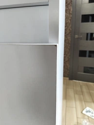 Пенал - шкаф в ванную напольный MEBLIBUD Erica 185x50х30 см с ящиком белый фото от покупателей 4