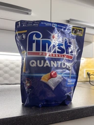 Средство для мытья посуды в посудомоечных машинах FINISH Quantum All in 1 Лимон 115 шт (5908252018468)