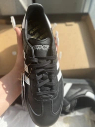 Мужские кеды низкие adidas FA Samba ID7339 42 (8UK) 26.5 см Черные (4066754034551)
