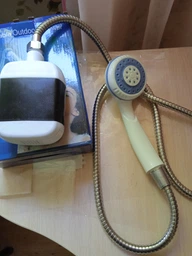 Душ портативний Travel shower від USB кемпінговий з помпою білий акумуляторний