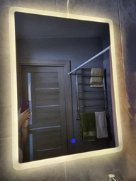 Дзеркало з підсвічуванням для ванної кімнати настінне смарт дзеркало світлодіодне LED 60х80 см BRS