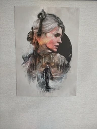 Постер Відьмак, Цирила, Цирі, Witcher, декор в кімнату геймера, A1 85×60 см (id3092)