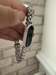 Ремінець металевий Mi Jobs Plus з металевим кріпленням для Xiaomi Mi Smart Band 10/9/8 Rose Gold (mrk3458) фото від покупців 1
