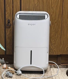 Осушитель воздуха evoair NovaDry 12 Smart, 30 м², ионизация воздуха, УФ - обеззараживание, осушение до 12л/24 ч, резервуар 2.5 л, умный контроль влажности воздуха, мобильное приложение, White - Brown