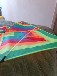 Повітряний змій Райдужний з бахромою Fortune Kite 155х67 см (1405)