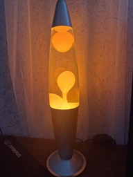 Настільна Лава лампа з воском LAVA LAMP 41см Помаранчева фото від покупців 1