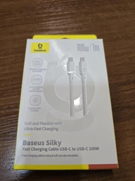 Зарядний кабель Baseus Silky Series Type-C to Type-C 100W 1m White (P10377704213-00)