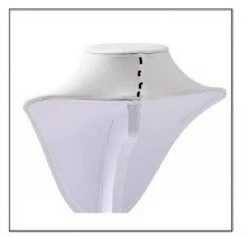 Бюст зі Штучної Шкіри, Білий Дим, Висота 254мм, Ширина 180мм, Товщина 110мм, 1 шт.