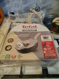 Мультисковорода Tefal One Pick Pot с крышкой 24 см Черная (G1668704) фото от покупателей 1