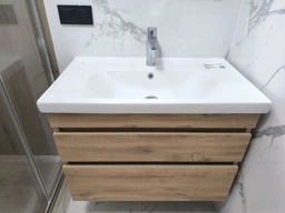 Тумба подвесная AQUA RODOS Винтаж с умывальником Frame 70 см аликанте